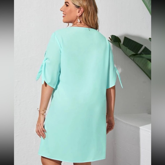 Shein knotted sleeve dress - Picture 2 of 6